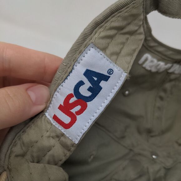 US Open 2013 Merion Slideback Hat Tan One Size Embroidered USGA Member - Picture 7 of 7